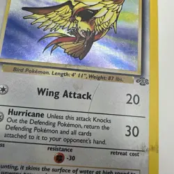 Pidgeot 8/64 1995 Pokemon Card Vintage Rare Holo HP Jungle - Image 3