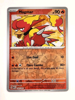 Magmar - 126/165 - Reverse Holo - Scarlet & Violet 151 - Pokemon Card - Image 1
