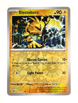 Electabuzz - 125/165 - Reverse Holo - SV: Scarlet & Violet 151 - Pokemon Card - Image 1