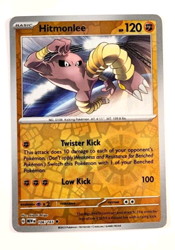 Hitmonlee - 106/165 - Reverse Holo - Sv: Scarlet & Violet 151 - Pokemon Card_2 - Image 1