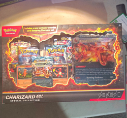 Pokemon TCG Charizard ex Special Collection Box English Promo Oversized 3 Cards - Image 1