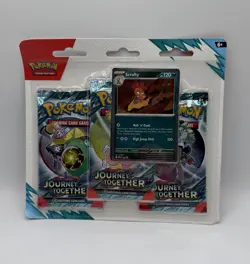 Pokemon Trading Card Game TCG Scarlet & Violet Journey Together (3) Pack Blister - Image 1