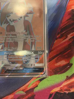 Lycanroc GX 138/145 Holo Ultra Rare Full Art Pokemon Card SM Guardians Rising NM - Image 5