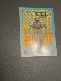 2000 Digimon Wargreymon Holo Foil Bandai DP460 ID #90 Card - Image 5