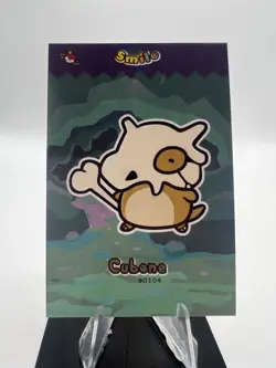 Cubone #104 - Cracked Ice Holo - Smile Card Database- Pokemon - Image 1