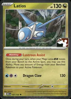 Latios 101/132 Holo Uncommon Prize Pack Series Cards Pokemon Holo Near Mint - Image 1