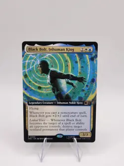 Black Bolt, Inhuman King (Extended Art) Commander: Marvel Super Heroes Regular - Image 1