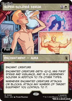 Super-Soldier Serum (Borderless) EN [MSH - 299] - NM [Foil] TCG MTG - Image 1