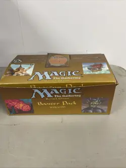 Magic The Gathering Revised EMPTY Booster Display Box Open Used - Image 1