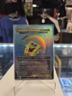 SpongeBob SquarePants Jodah the Unifier Rainbow Foil Secret Lair MTG Magic NM - Image 1