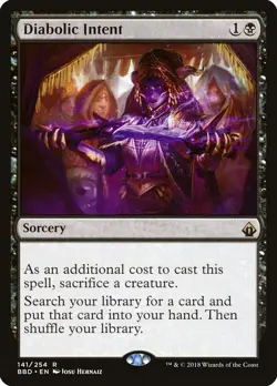 Diabolic Intent Battlebond NM MTG Non-Foil - Image 1
