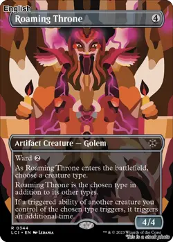 Roaming Throne (Borderless) EN [LCI - 344] - NM TCG MTG - Image 1