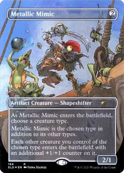 MTG Metallic Mimic Borderless - Secret Lair Drop #194 - Image 1