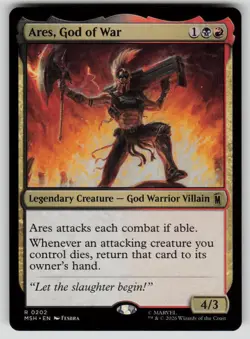 Ares, God of War Rare Marvel Super Heroes 202 MTG Near Mint 2026 - Image 1