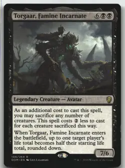 Torgaar, Famine Incarnate R Dominaria 108 LP - Image 1
