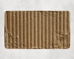 MTG Playmat Plain Cardboard Style Battlefield Layout 14x24 Commander EDH Trading - Image 1