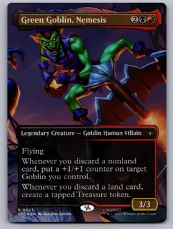 Green Goblin, Nemesis (Borderless) 23 Marvel's Spider-Man: Eternal-Legal Foil NM - Image 1