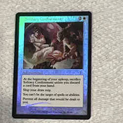 Wizards of the Coast MTG Solitary Confinement Judgment English Foil White Rare - Image 2