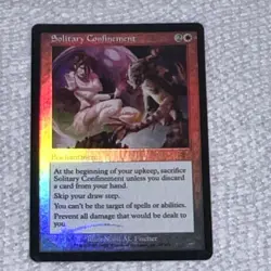 Wizards of the Coast MTG Solitary Confinement Judgment English Foil White Rare - Image 3