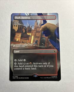 Dark Fortress (Borderless) - Marvel Super Heroes MTG Plus Bonus Rare!!! - Image 1
