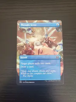MTG Double Masters 2022 - Thought Scour (351) Borderless - Image 1