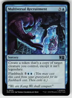 Multiversal Recruitment 629 Commander: Marvel Super Heroes Foil MTG - Image 1