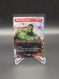 Hulk, Always Angry - Marvel Super Heroes Commander - Borderless - MT/NM - Image 1