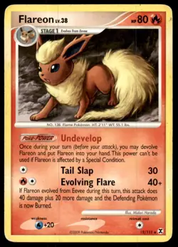 Flareon 19/111 Rare Rising Rivals Pokemon Moderately Played - Image 1