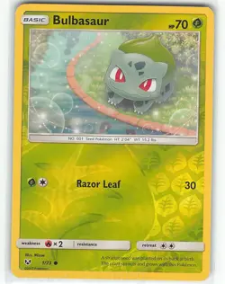 Bulbasaur 1/73 Common Shining Legends Pokemon MP Mizue - Image 1