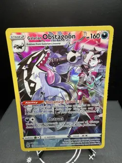 Pokemon TCG SWSH Astral Radiance Galarian Obstagoon TG10/TG30 Trainer Gallery NM - Image 1