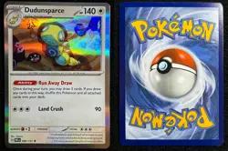 Dudunsparce 080/131 Holo Prismatic Evolutions Pokemon Rare NM - Image 1