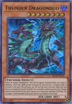 Thunder Dragonduo - MP19-EN170 - Ultra Rare - Yugioh - Image 1