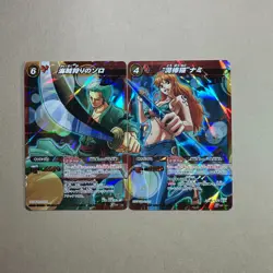 Zoro & Nami P OP 41 & 42 One Piece Miracle Battle Carddass Promo Cards B417 LL - Image 1