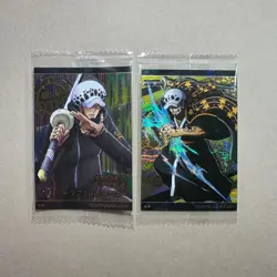 Trafalgar Law - No.6-10 No.10-11 - SEALED One Piece Wafer Cards Bandai B62 LL - Image 1
