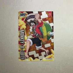 Monkey D. Luffy - No.01 - One piece Stampede Clear Card Bandai Japan B422 LL - Image 1