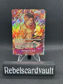 One Piece Illustration Box Vol. 5 Promo Portgas D. Ace ST15-005 SR English - Image 1
