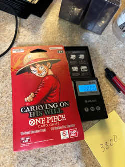 One Piece OP-13 CARRYING ON HIS WILL Sleeved Booster Pack - Heavy - 38.00g 🔥 🔥 - Image 1