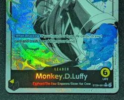 Monkey.D.Luffy Parallel Alt Art Leader #ST29-001 | Egghead Starter Deck - OPTCG - Image 3