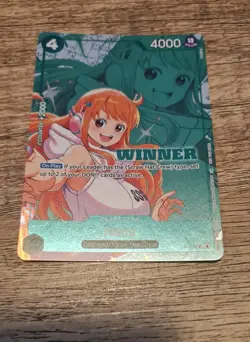 Nami P-102 Winner Pack 2026 Promo NM One Piece TCG English (B) - Image 1