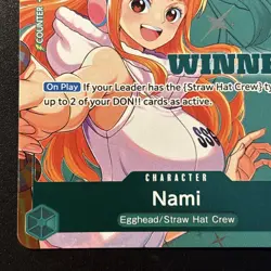 Nami P-102 Winner Pack 2026 Promo NM One Piece TCG English - Image 4