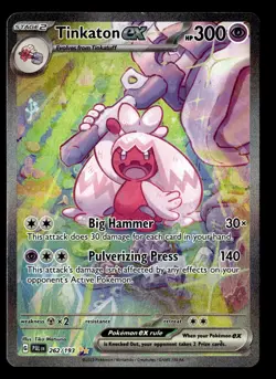 Tinkaton ex 262/193 Special Illustration Rare Paldea Evolved Pokemon Card - Image 1
