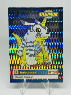 1999 Upper Deck Gabumon #9 HOLO DIGIMON CARD - RARE! Trading Cards - Image 1