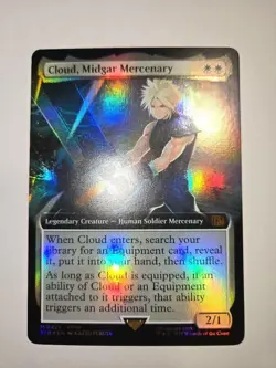 MTG Last Picture Foil 427 Extended Art Midgar'S Mercenary Cloud English Version - Image 1