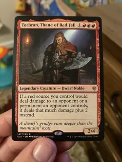 Torbran, Thane of Red Fell 147/269 Non Foil Rare Throne of Eldraine MTG NM - Image 3