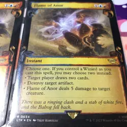 MTG Anol'S Flame English Silver Screen Foil Set Of 4 - Image 2