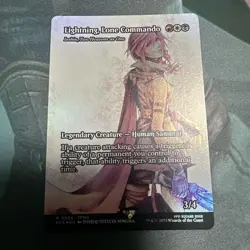 MTG Showcase Solitary Warrior Lightning Foil English - Image 1