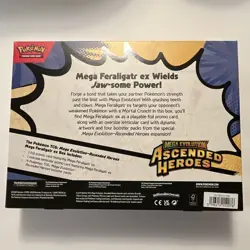 Pokemon TCG Mega Evolution Ascended Heroes Mega Feraligatr ex Box Foil Promo - Image 2