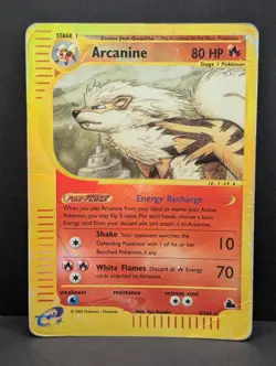 Arcanine 3/144 Skyridge Reverse Holo Ultra Rare Pokemon TCG Nintendo HP - Image 1