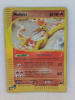 Moltres 21/144 Skyridge Reverse Holo Rare Pokemon TCG Nintendo Legendary Trio - Image 1