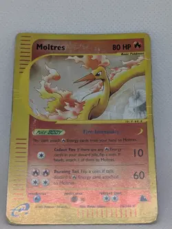 Moltres 21/144 Skyridge Reverse Holo Rare Pokemon TCG Nintendo Legendary Trio - Image 3